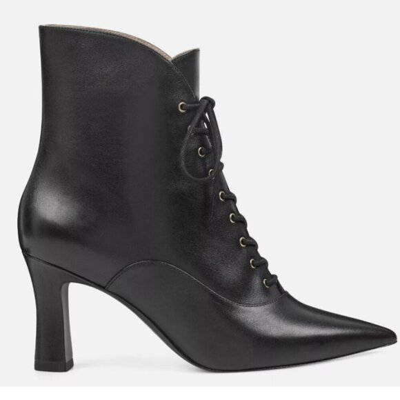 Nine West Shoes - Nine West Callah Leather Goth Victorian Bootie - 40th Anniversary Capsule